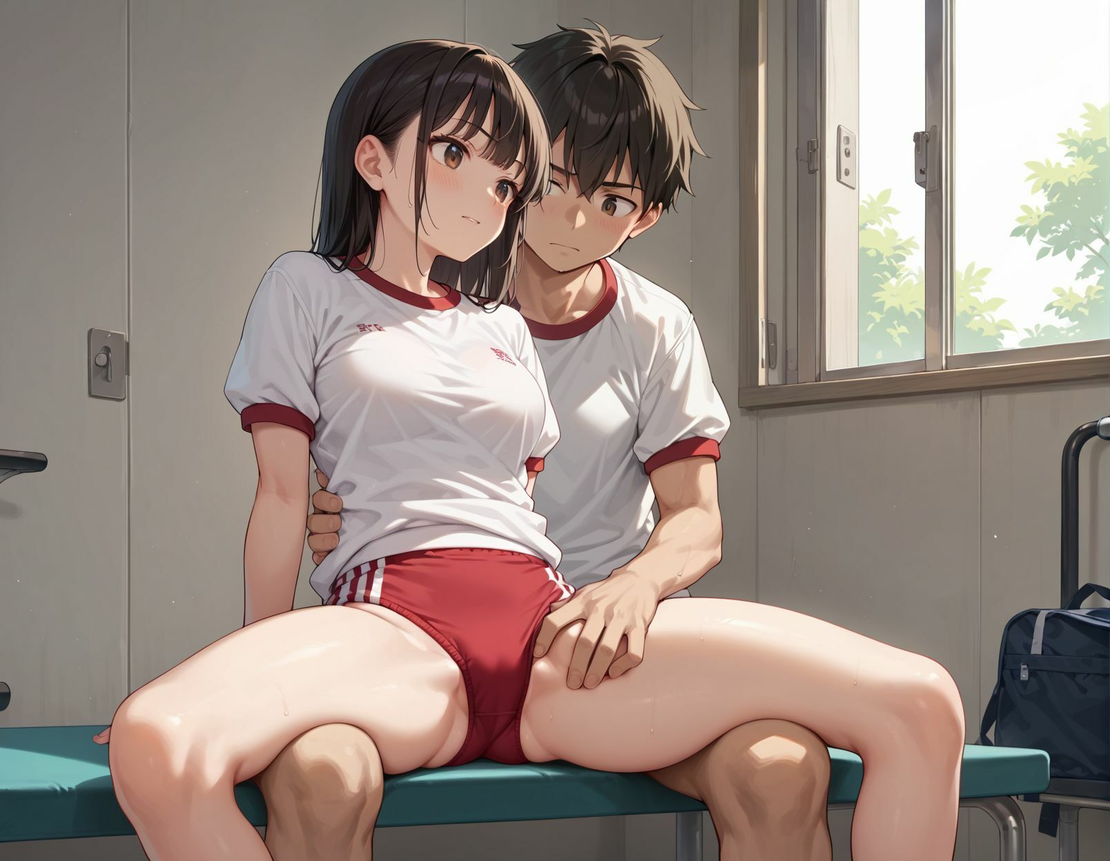 巨乳美女の放課後の中出しSEX - サンプル画像 9