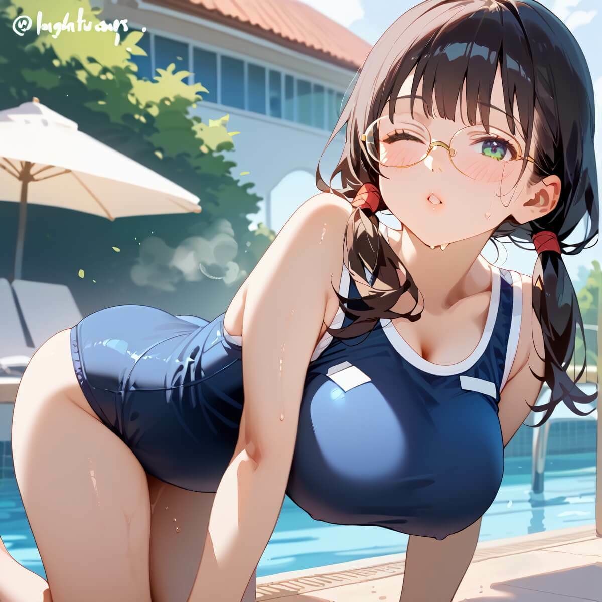 スク水美少女は誘惑したい！170枚 - サンプル画像 2