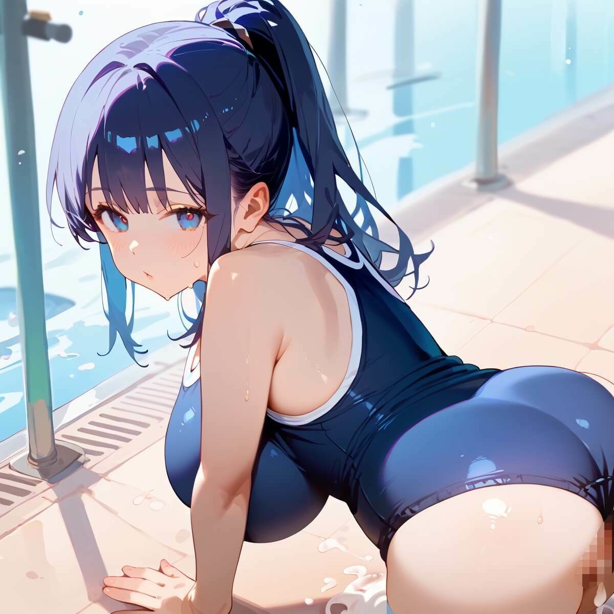 スク水美少女は誘惑したい4！170枚 - サンプル画像 2