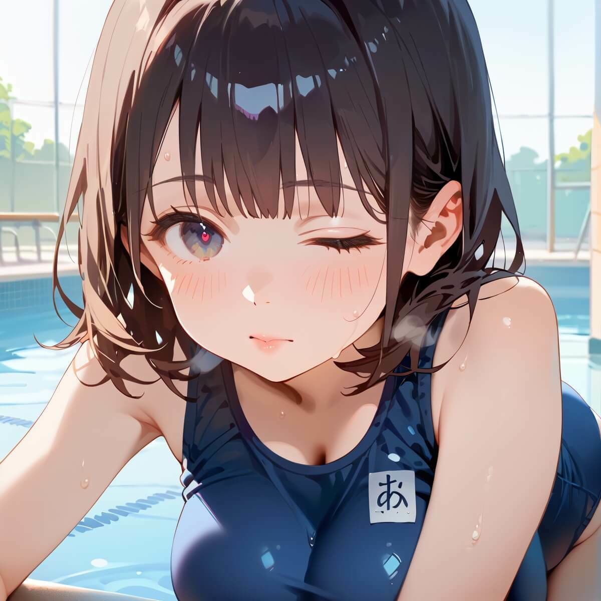 スク水美少女は誘惑したい6！170枚 - サンプル画像 2