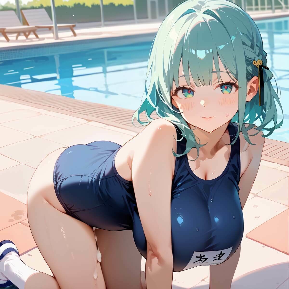 スク水美少女は誘惑したい7！170枚 - サンプル画像 1