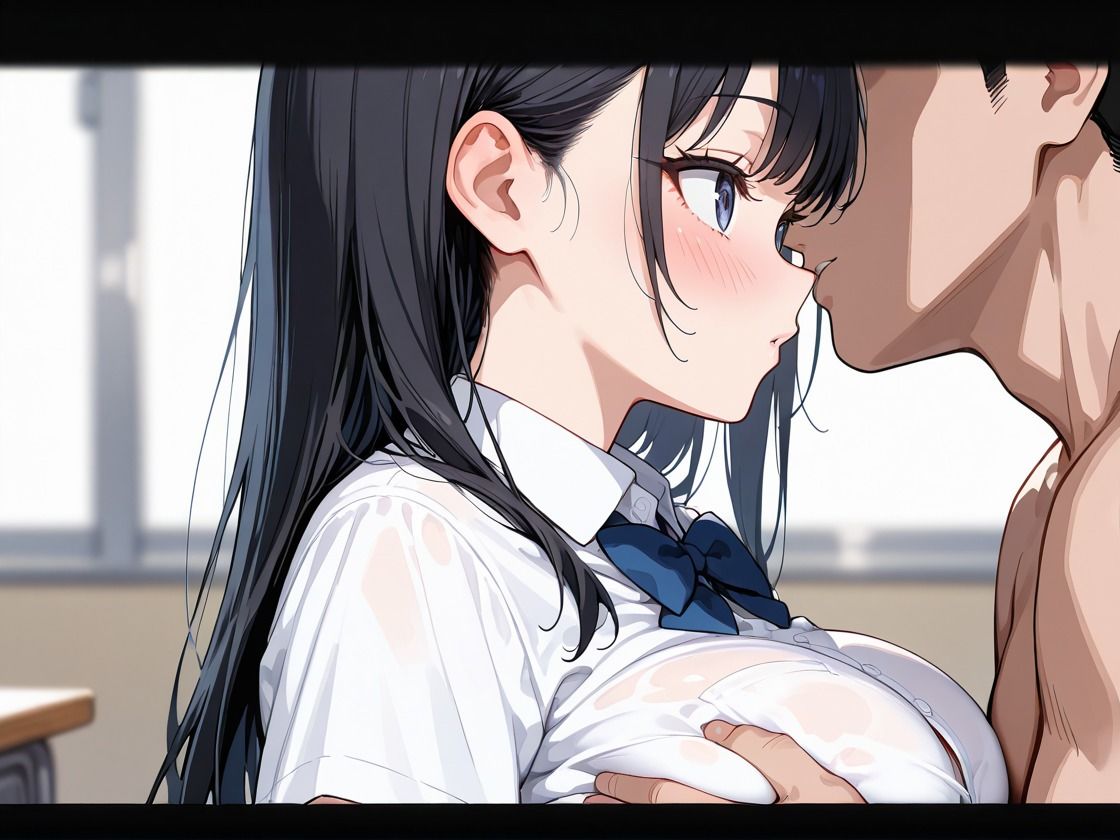 無垢そうに見えて実はビッチな美女女子校生と性欲全開種付けピストン - サンプル画像 2