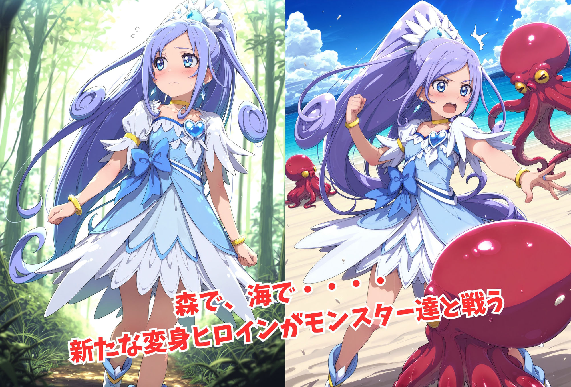 がんばれ！ダイヤモンドちゃん☆ - サンプル画像 1