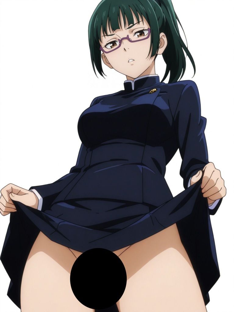 『呪〇廻戦』ヒロイン脱がしてみた ムキムキ色黒モブがヤリたい放題 スマホでも見やすい縦型 シチュエーション＆クオリティ厳選済み450枚！ - サンプル画像 3