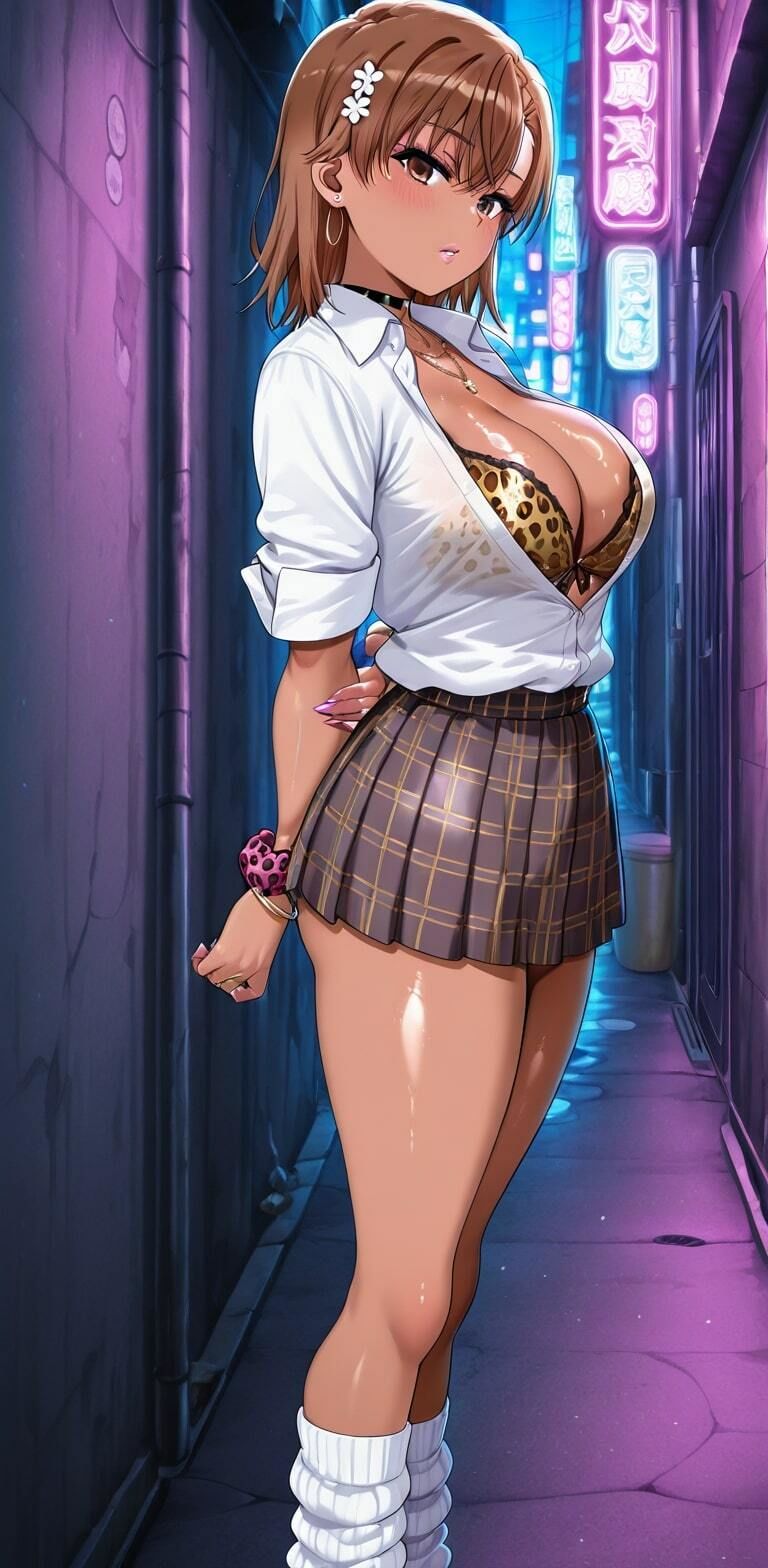 魅惑の裏路地 〜イケイケギャルに敗北！？〜 - サンプル画像 1