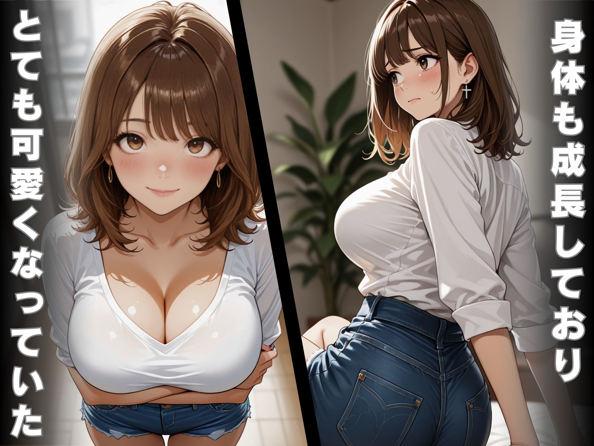 地味だと思っていた幼馴染に10年ぶりに再会  金玉空っぽになるまで中出しSEX - サンプル画像 2