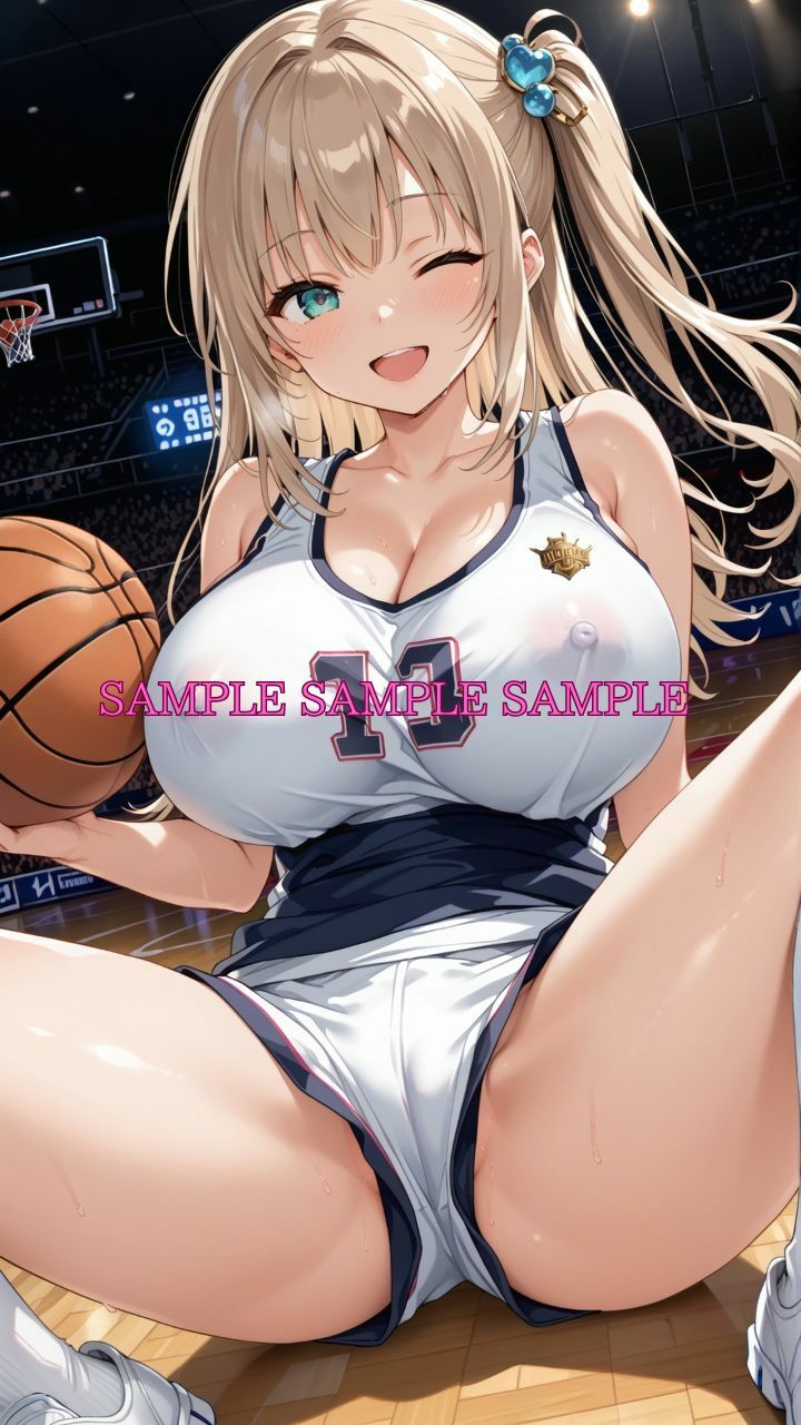 男女比1対10000の世界 バスケ女子とセックスし放題でちんぽが乾く暇もないヤリ放題ハーレムライフ！！Vol.2 - サンプル画像 4