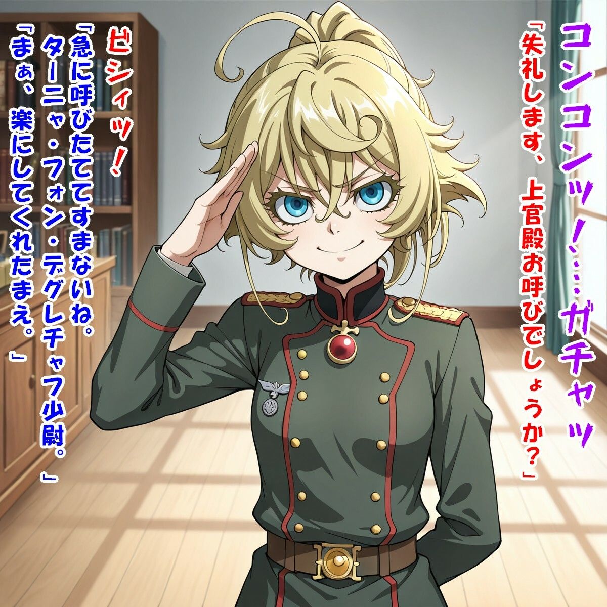 少尉殿、異動ヲ命ズ！（ター○ャ・デグ○チャフ/幼○戦記） - サンプル画像 1