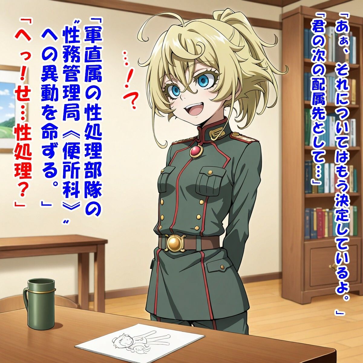 少尉殿、異動ヲ命ズ！（ター○ャ・デグ○チャフ/幼○戦記） - サンプル画像 4