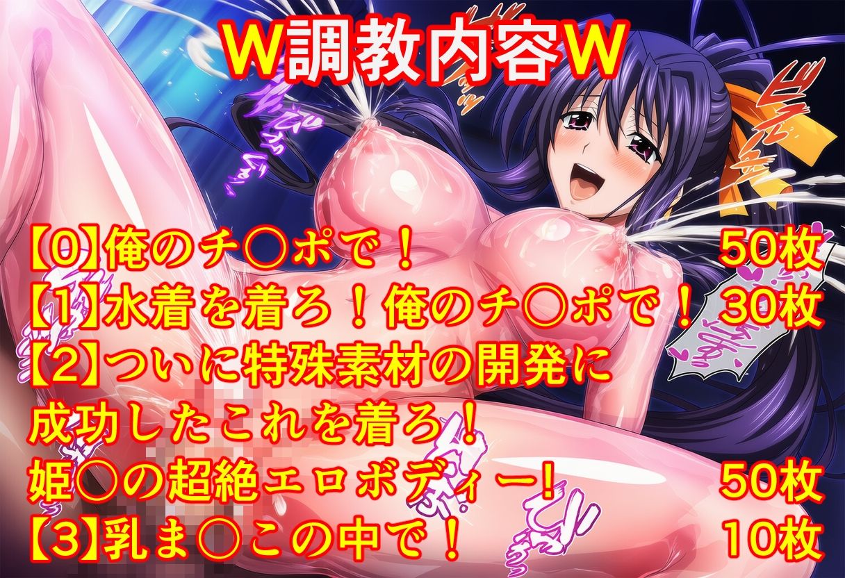 超大噴乳祭 姫〇朱乃編〜ハ〇スクールD×D〜【全140枚】 - サンプル画像 1