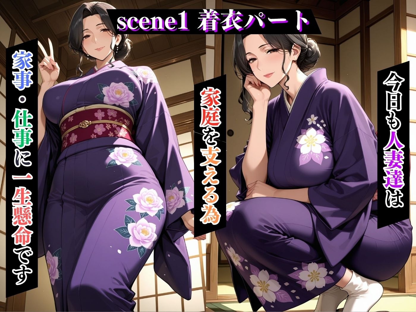 肉感人妻種付け〜むちむち女将の色気に耐えれず無理やりご奉仕させる〜 - サンプル画像 4