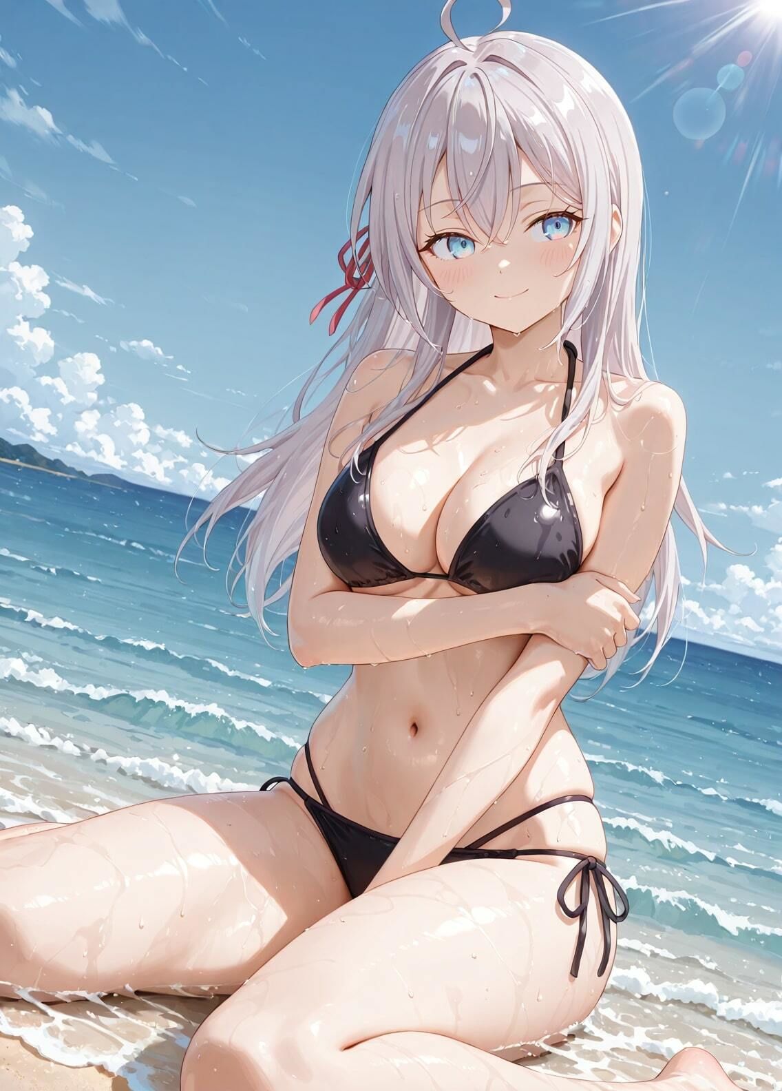 「時々ボソッとロシア語でデレる隣のアーリャさん」アリサ・ミハイロヴナ・九条セクシー写真集16（全500枚） - サンプル画像 1