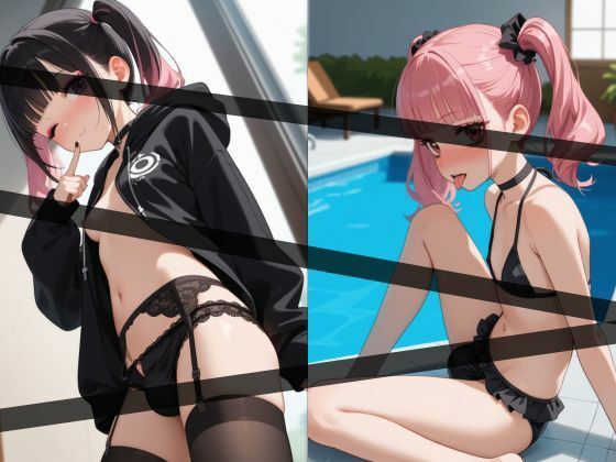 おちんちん付美少女がセフレになったのでコスプレさせてハメ撮りして写真集作ってみた件 イラスト地雷系ver. VOL.2 - サンプル画像 1