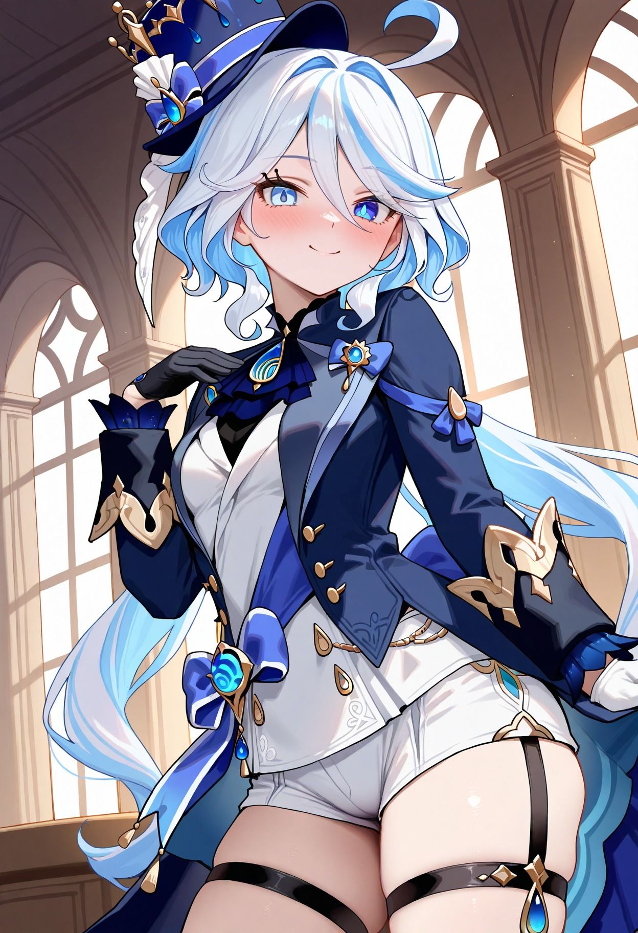 フリーナとイチャラブ純愛えっち。 - サンプル画像 1