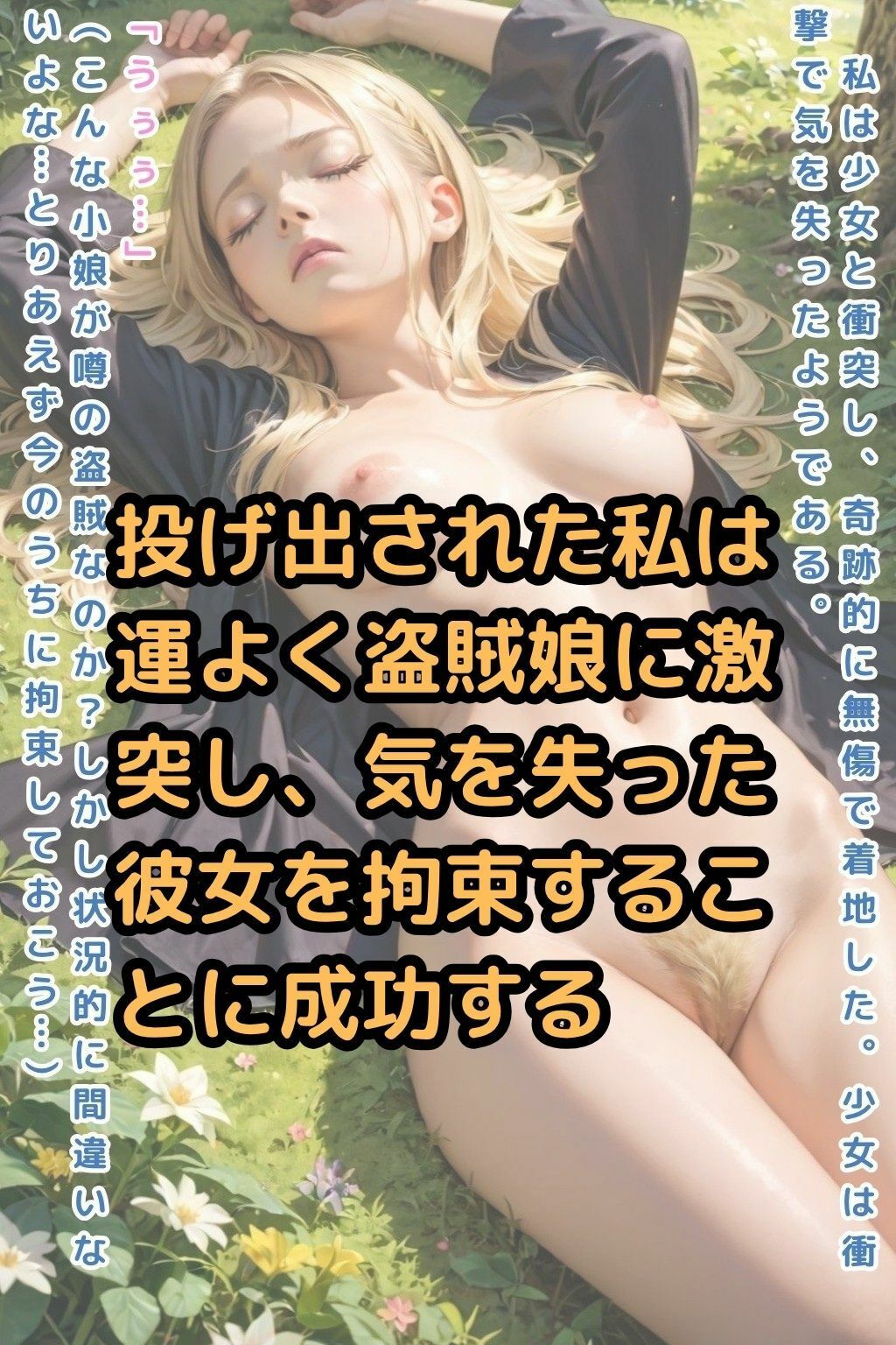 魅惑の盗賊少女〜誘惑の微笑み〜【テキスト付き本編33P】 - サンプル画像 5