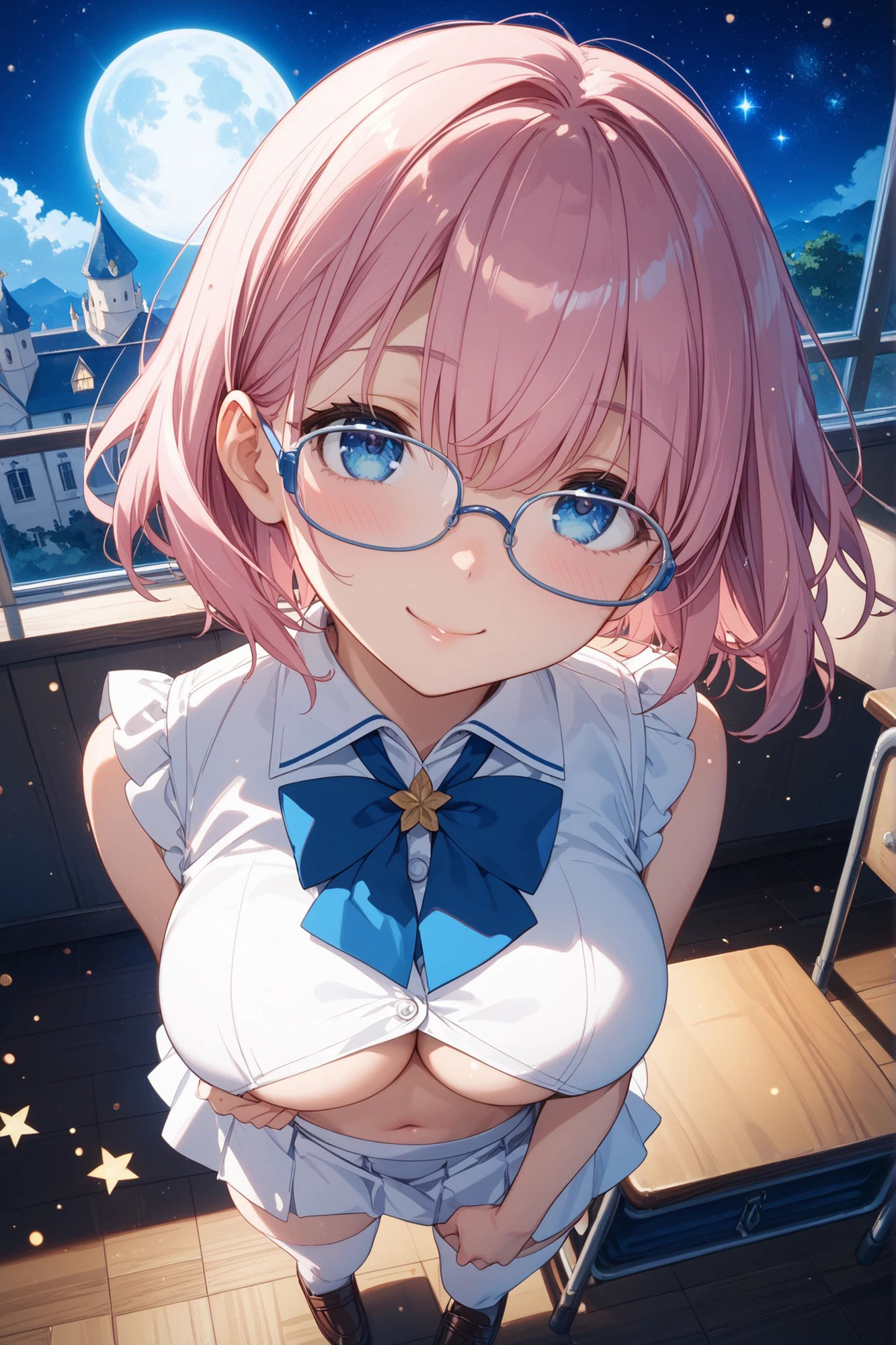 ピンク髪ちゃんとえっちなえちえち - サンプル画像 3