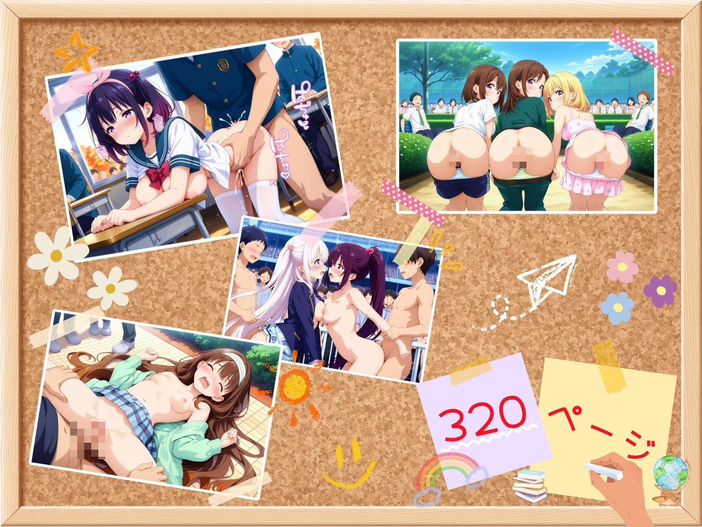 SEX★学園 〜みんなの前で露出〜 in校内 - サンプル画像 3