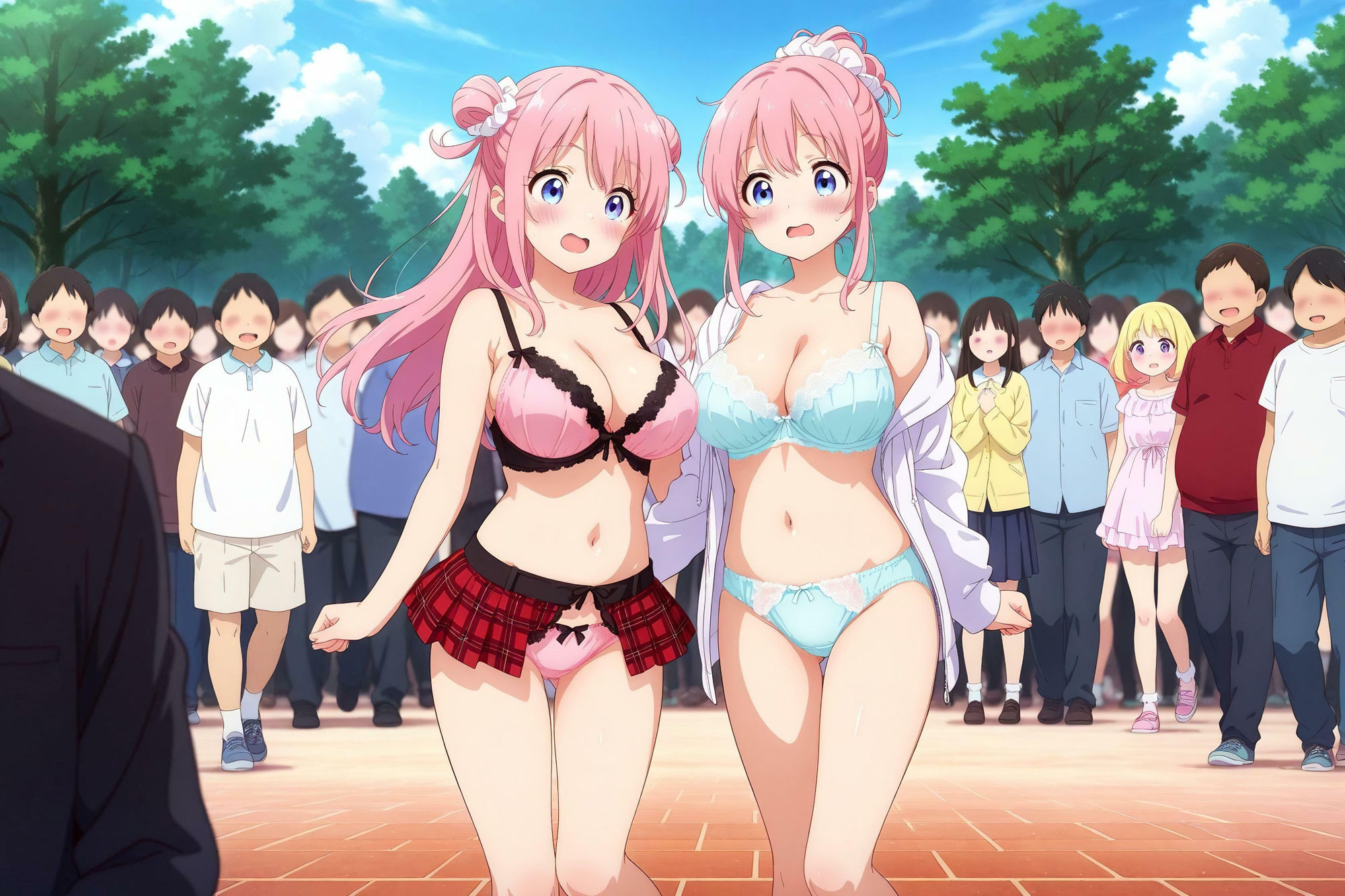 SEX★学園 〜みんなの前で露出〜 in校内 - サンプル画像 6