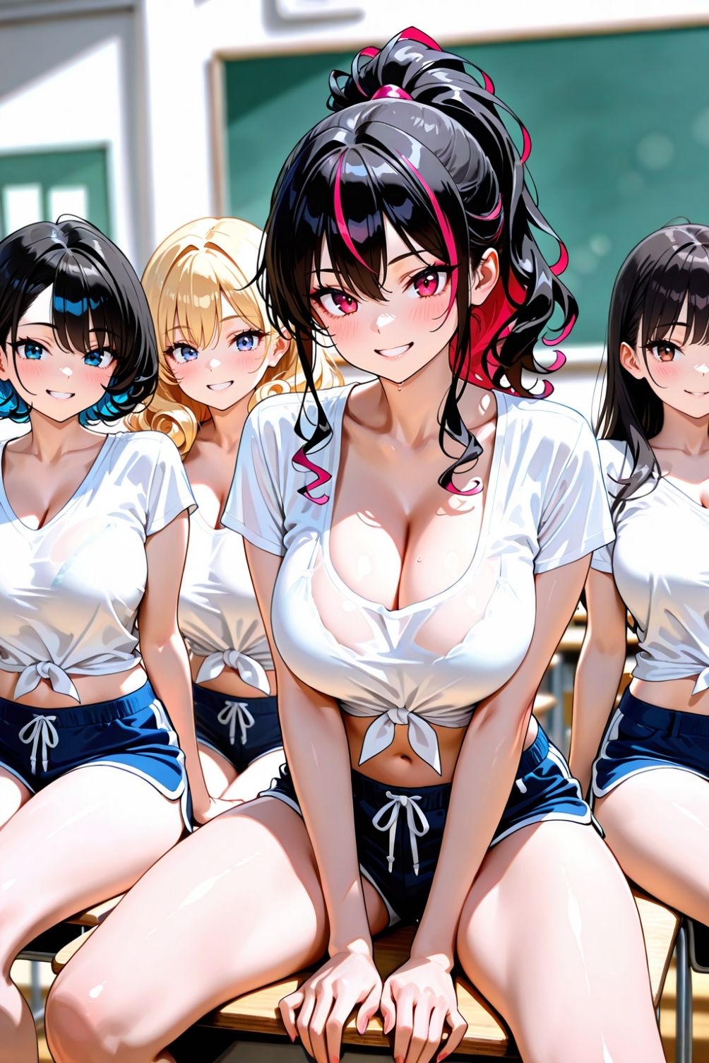 一軍女子に弄ばれる - サンプル画像 1