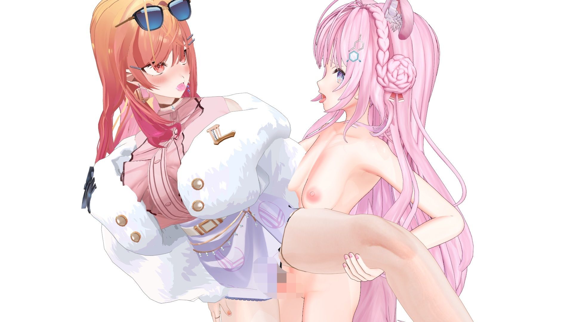 ふたなり3Dセックスボイス付きループアニメホ〇ライブ編＃2 - サンプル画像 1