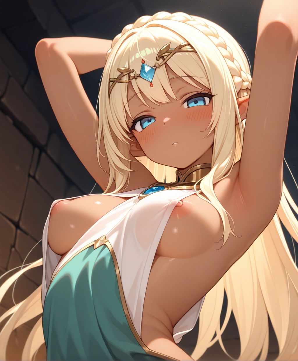 異世界シリーズ  褐色のエルフちゃん - サンプル画像 7