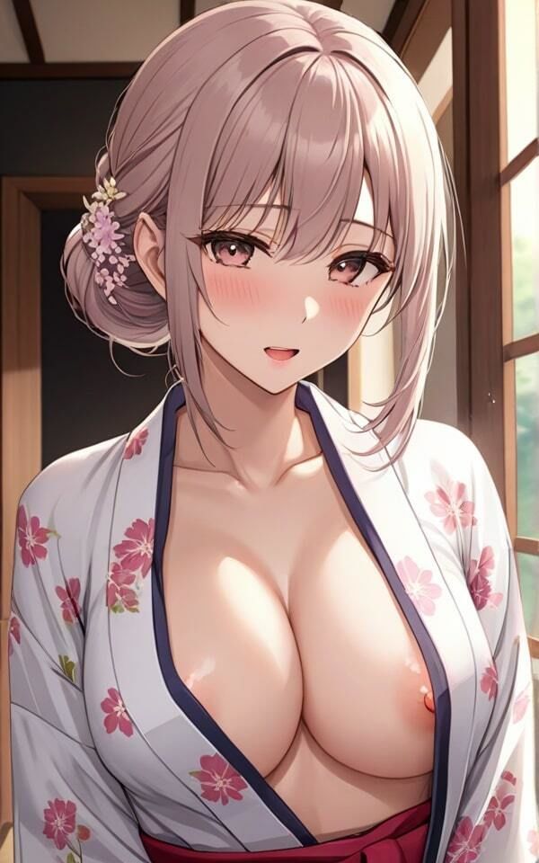 巨乳に浴衣は反則だな！「私に触りたいの？イイよ」 - サンプル画像 2