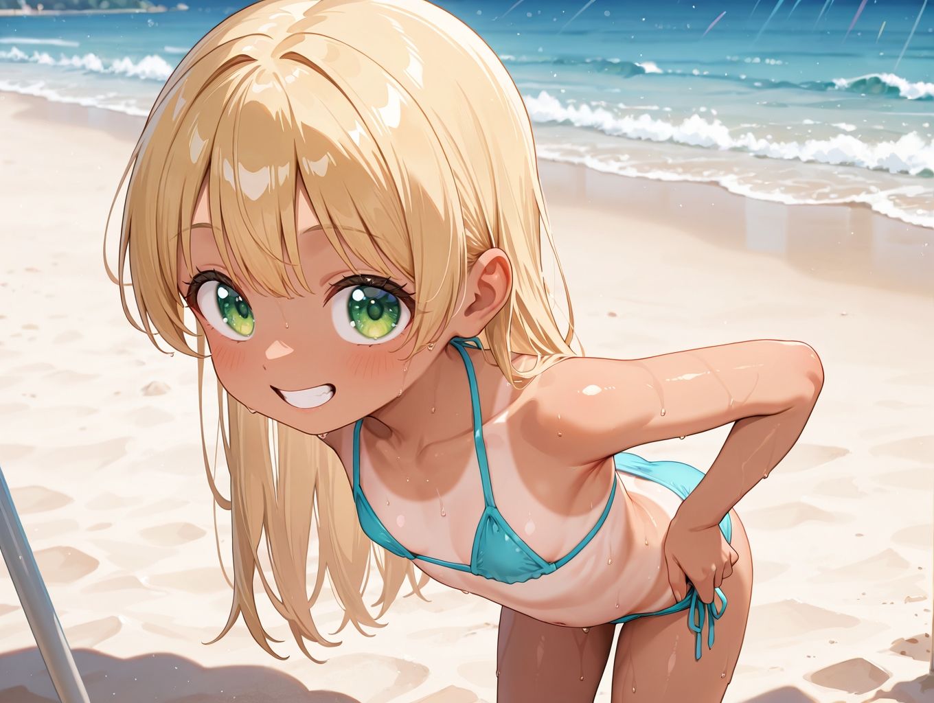 【高画質500枚】日向ぼっこ中の生意気ギャルを種付けした話 - サンプル画像 1