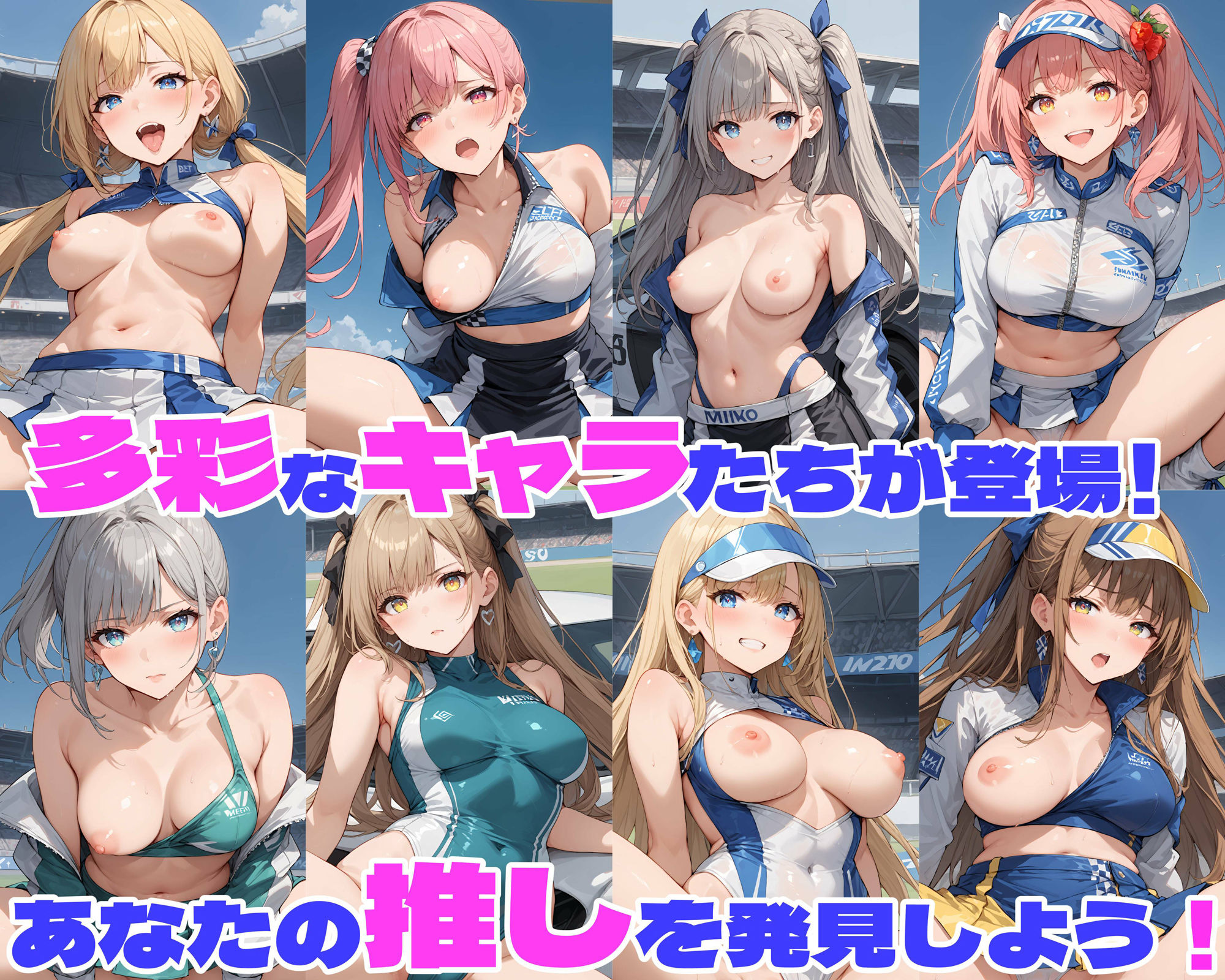性育学園No.32〜レースクイーン編〜バイトの淫乱レースクイーンたちとやりまくれ！【CG500枚】 - サンプル画像 3