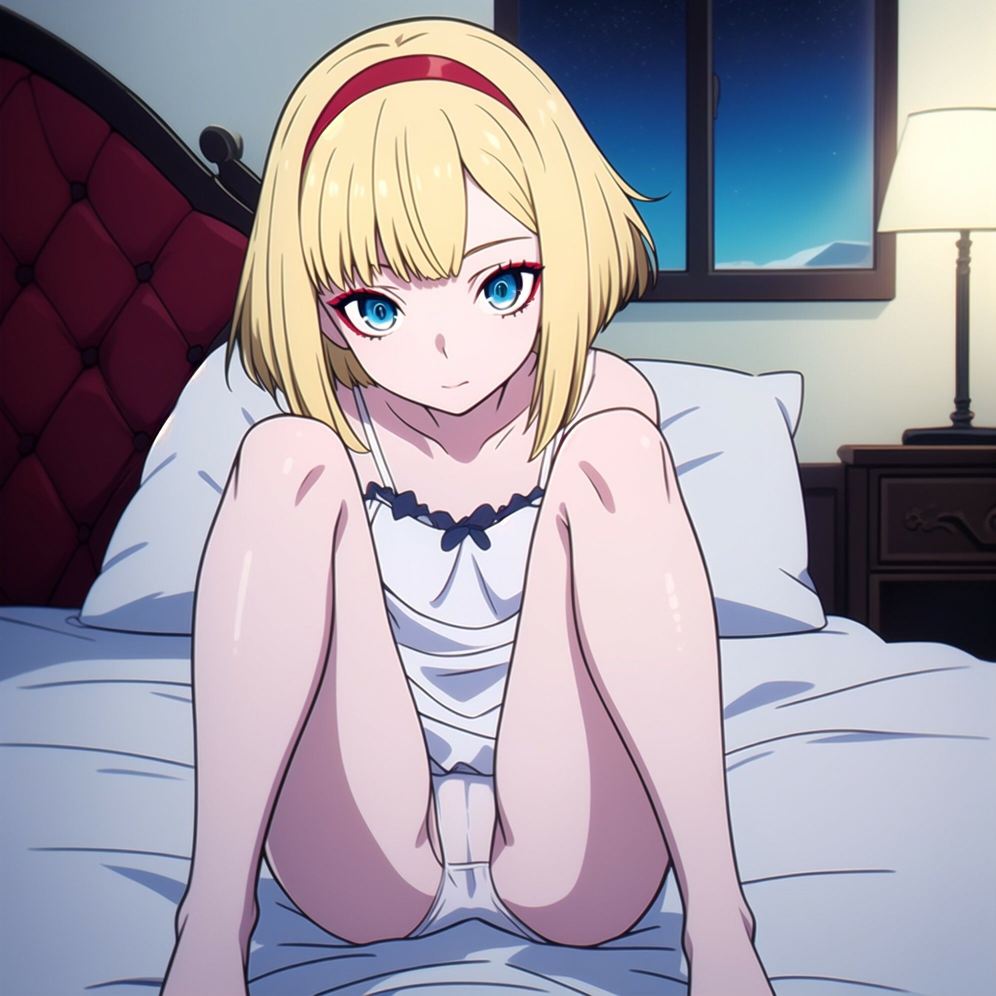 AIイラスト＆フィギュア風AIイラスト  コゼット・シュナイダー スリップ＆ベビードール イラストセット集 - サンプル画像 1