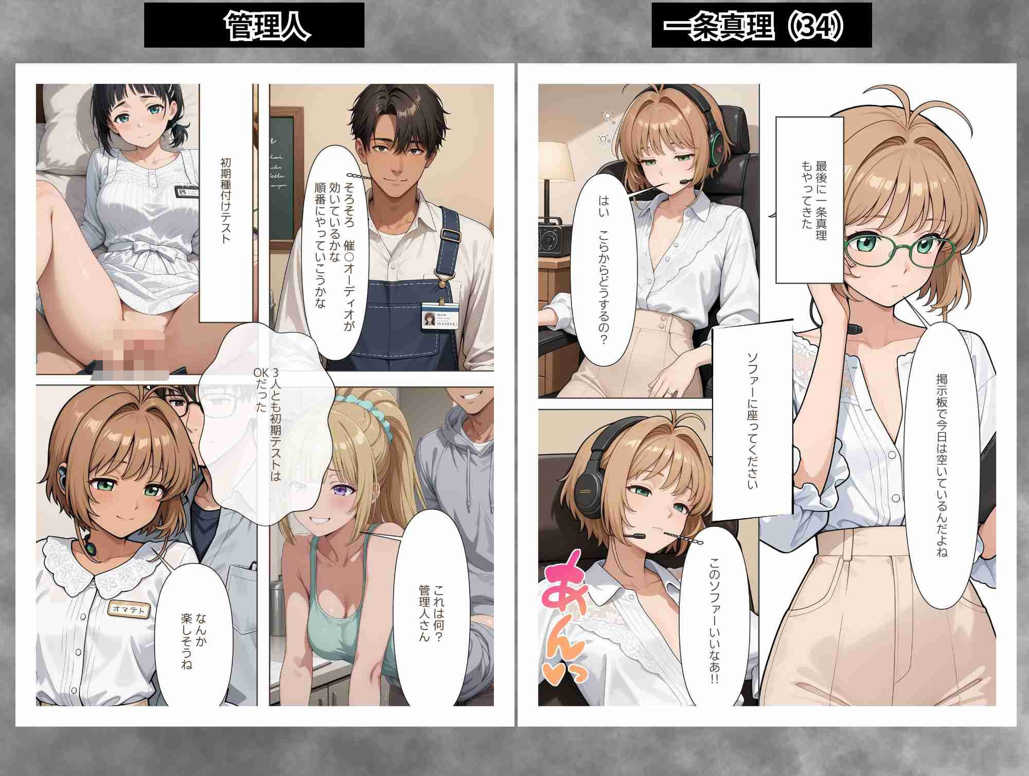 不妊相談は管理人室へ  催○ルームで種付け施療  合鍵で開けるのは子宮の扉 - サンプル画像 5