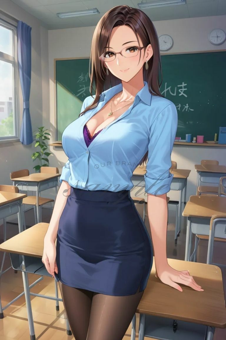 バツイチ女教師たちが教え子と本気えっち！誰も知らないもう1の私の顔をあなたに♪ - サンプル画像 1