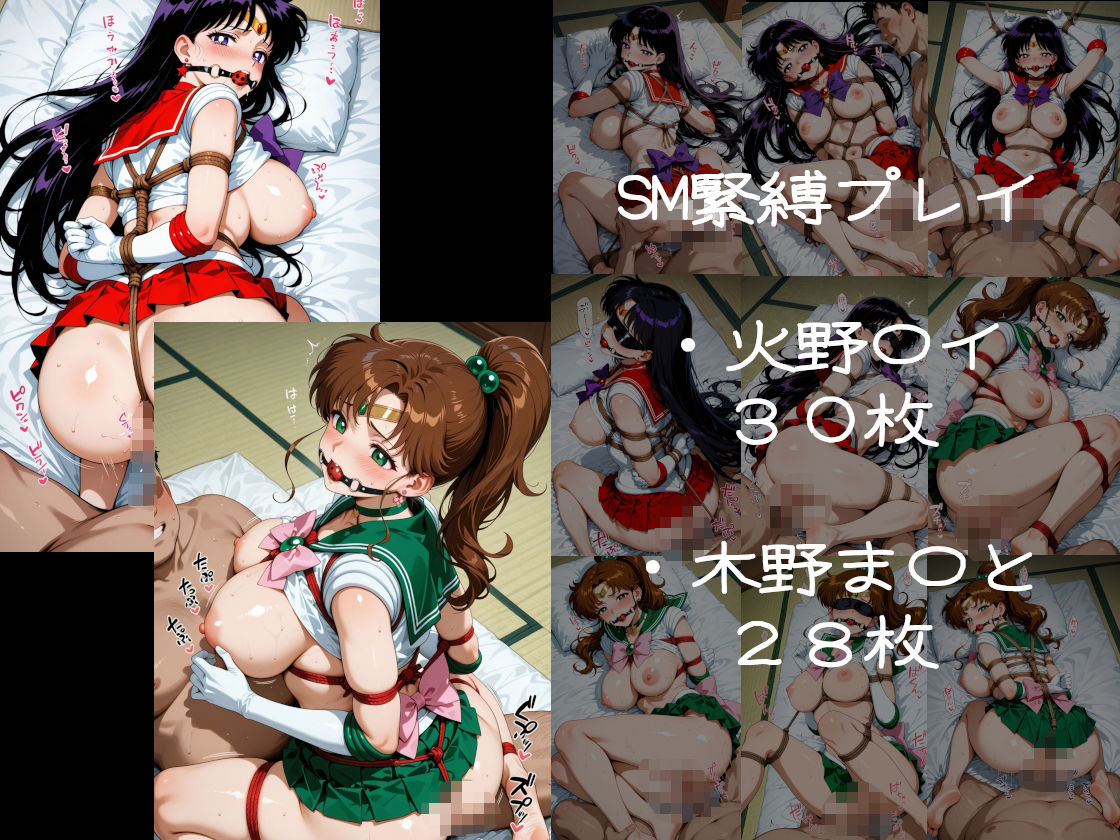 超高級デリヘル淫乱温泉 セーラ〇マーズ＆セ〇ラーマージ〇ピター編 - サンプル画像 3