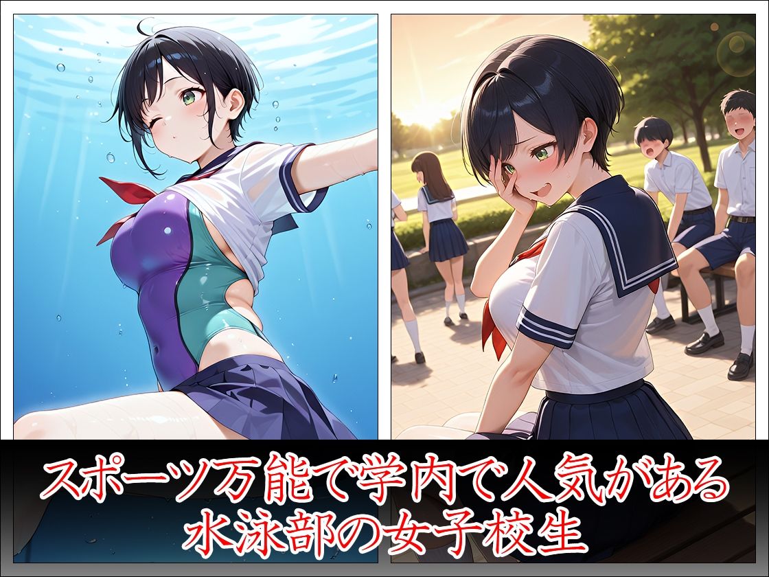 催淫マッサージ 水泳部女子のどすけべボディケア - サンプル画像 2