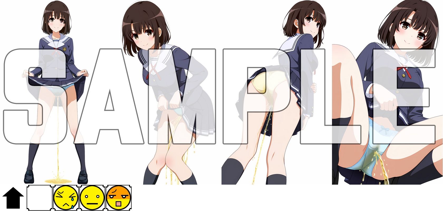 オモシューAI おしっこお漏らしするヒロイン002 - サンプル画像 2
