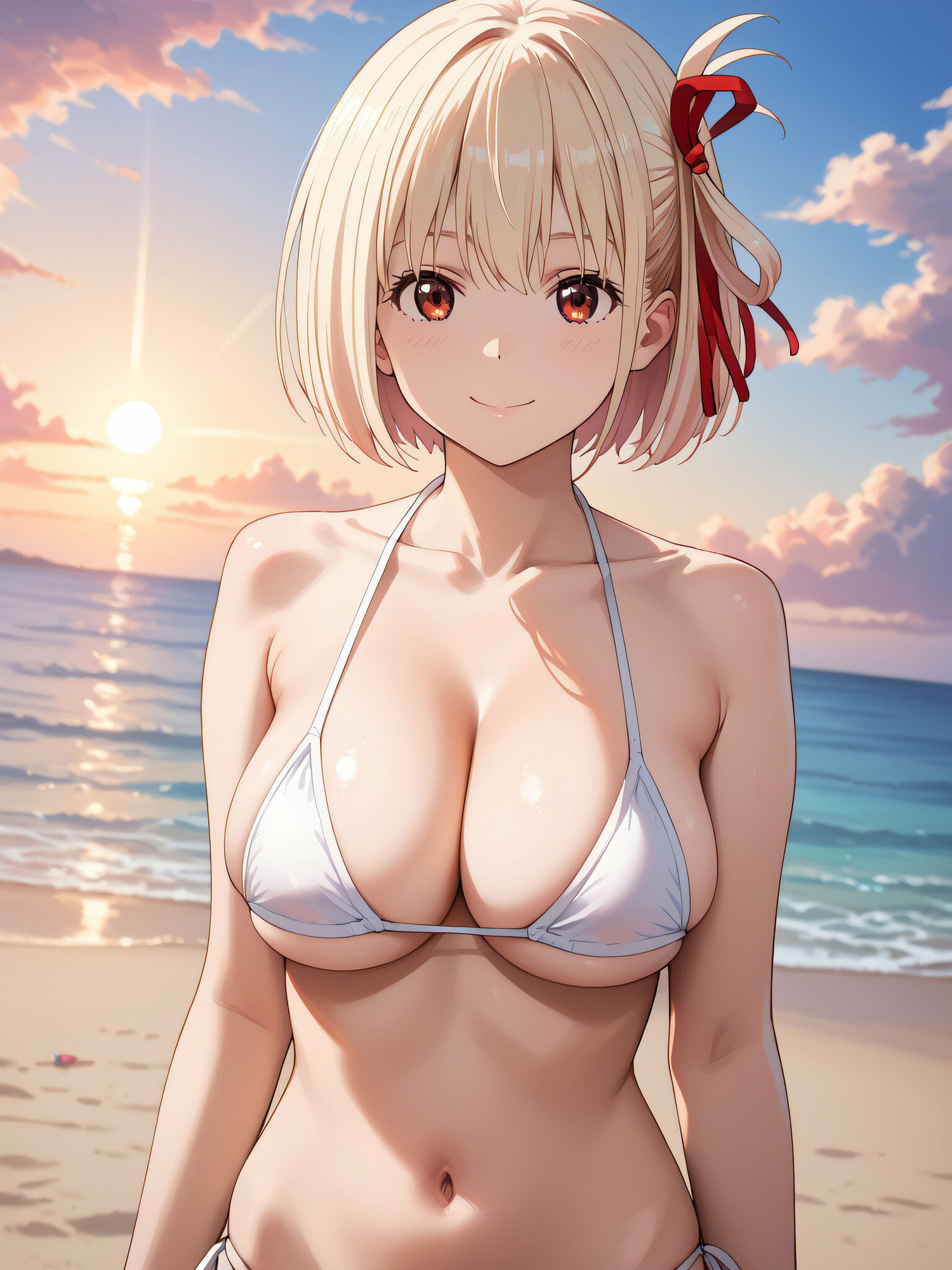 錦◯千束のえちえちビーチ - サンプル画像 1