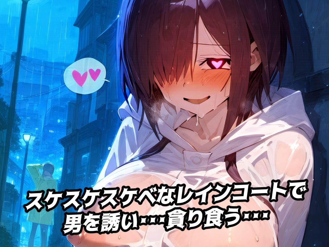 【禁断区域】ドスケベレインコート・・・セックスフリー痴女だらけの街で・・・【CG集500枚】 - サンプル画像 2