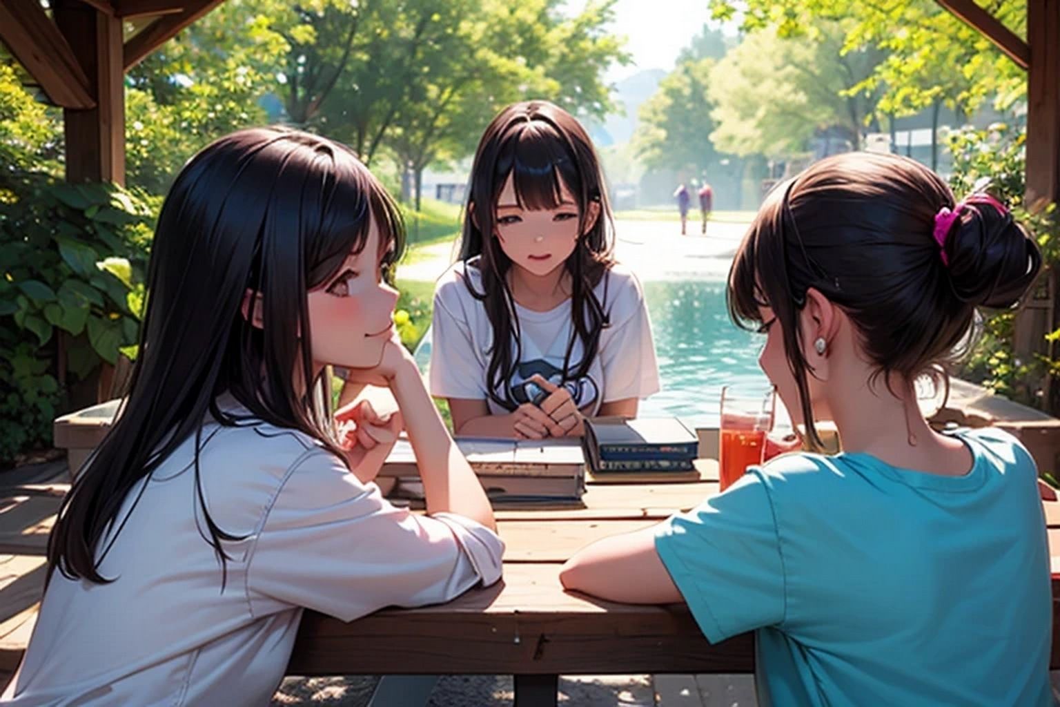 サマーキャンプ  背景素材 - サンプル画像 4