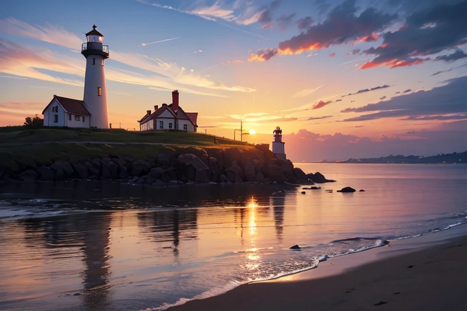 灯台  背景素材 - サンプル画像 2