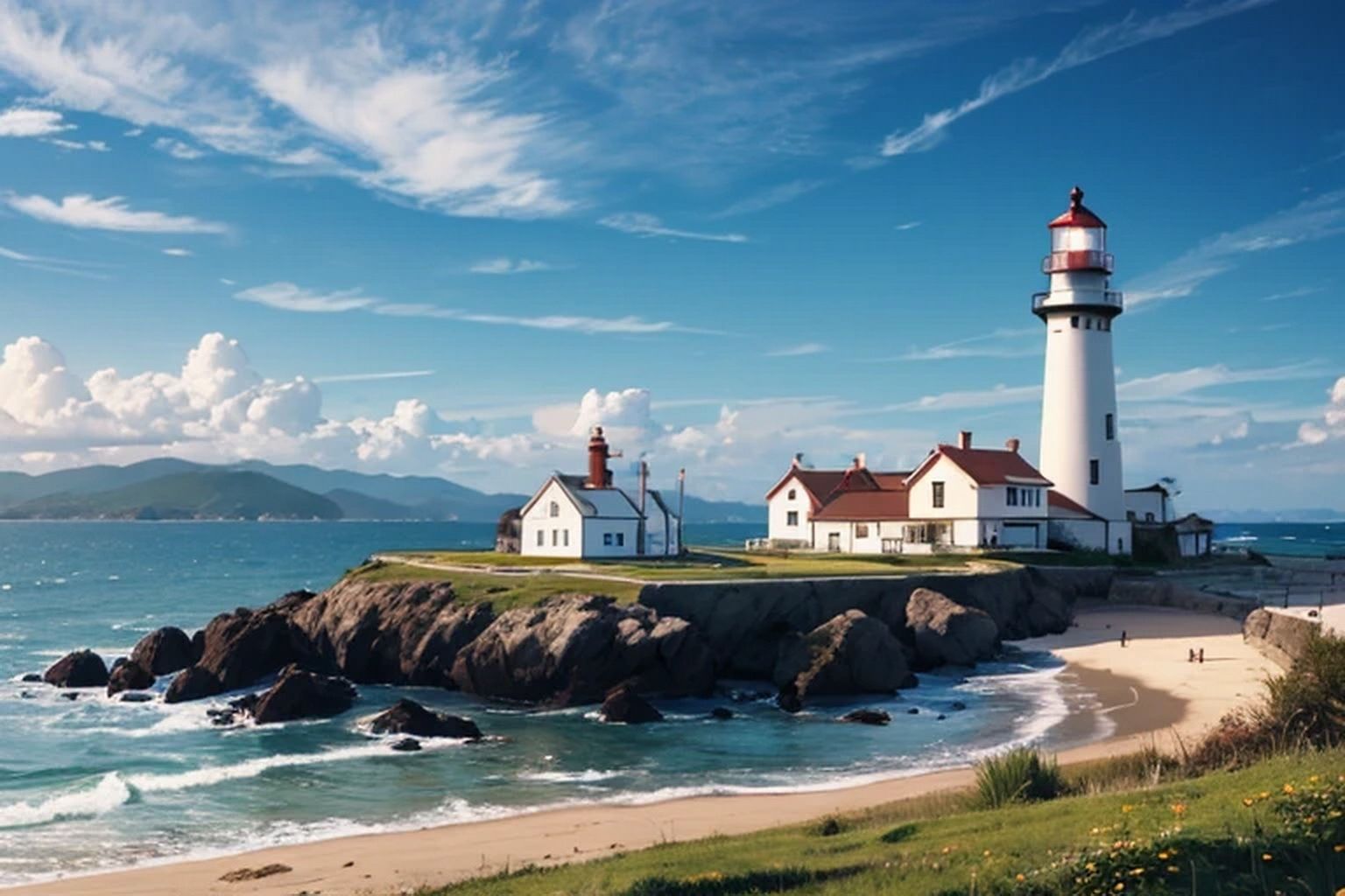 灯台  背景素材 - サンプル画像 4