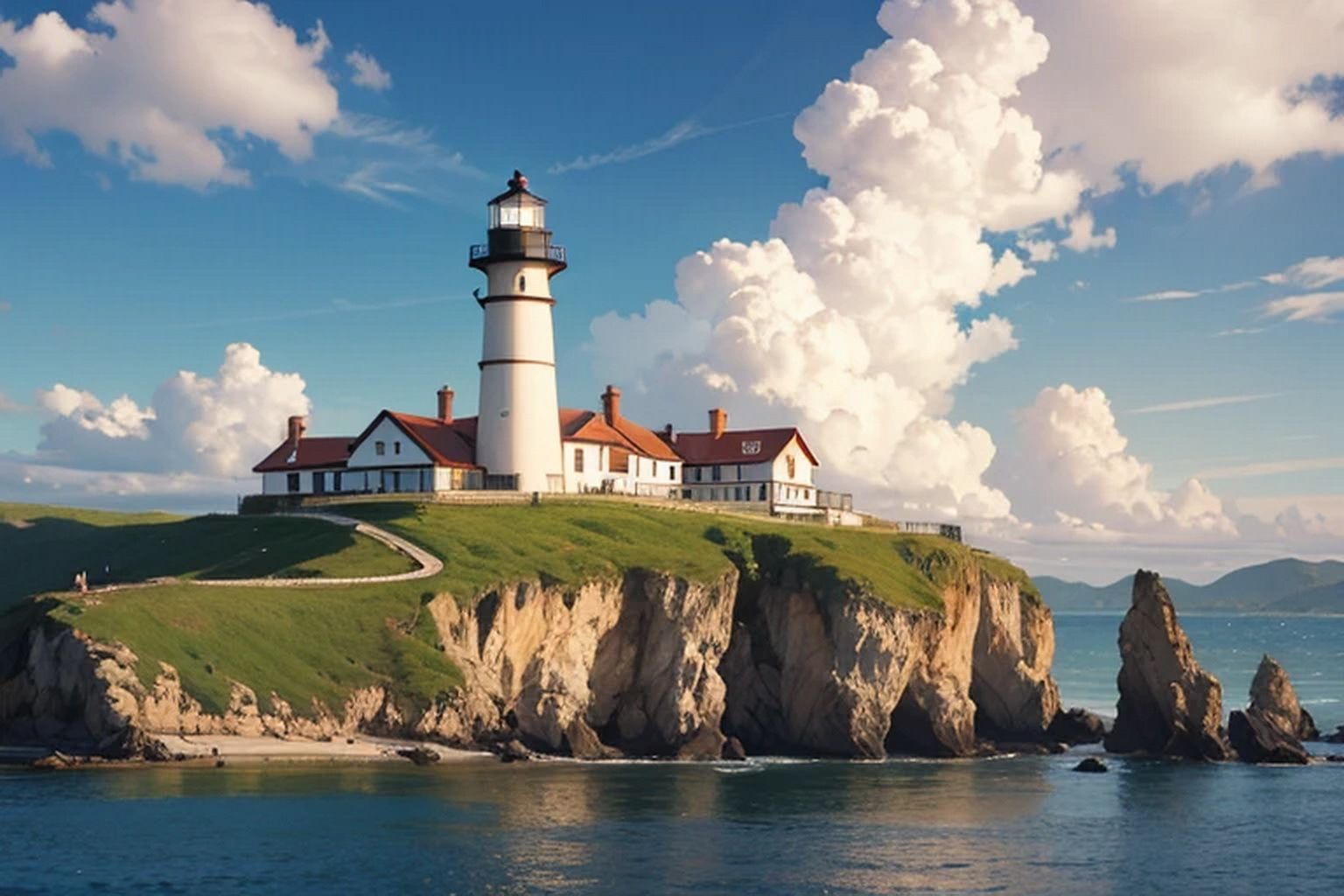 灯台  背景素材 - サンプル画像 6