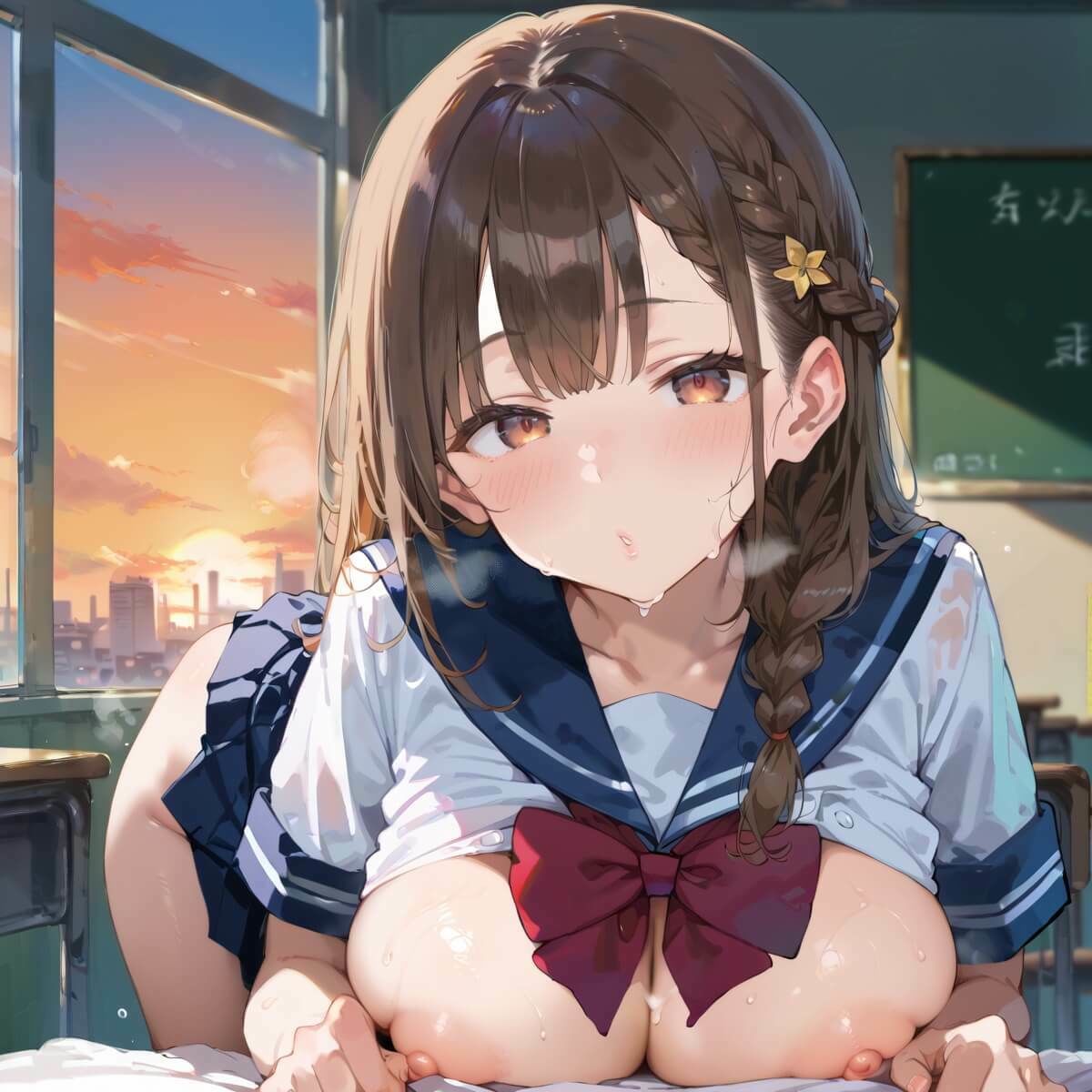 夕焼けと君が眩しくて4・190枚 - サンプル画像 8