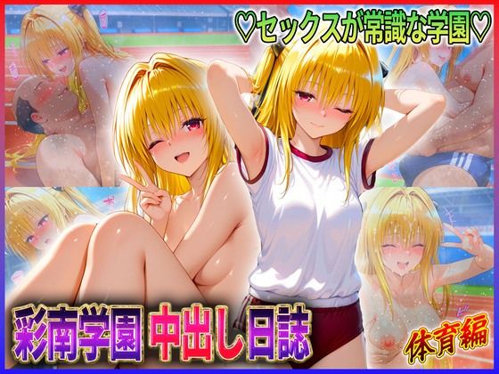 彩南学園の中出し日誌  体育編  金色〇闇