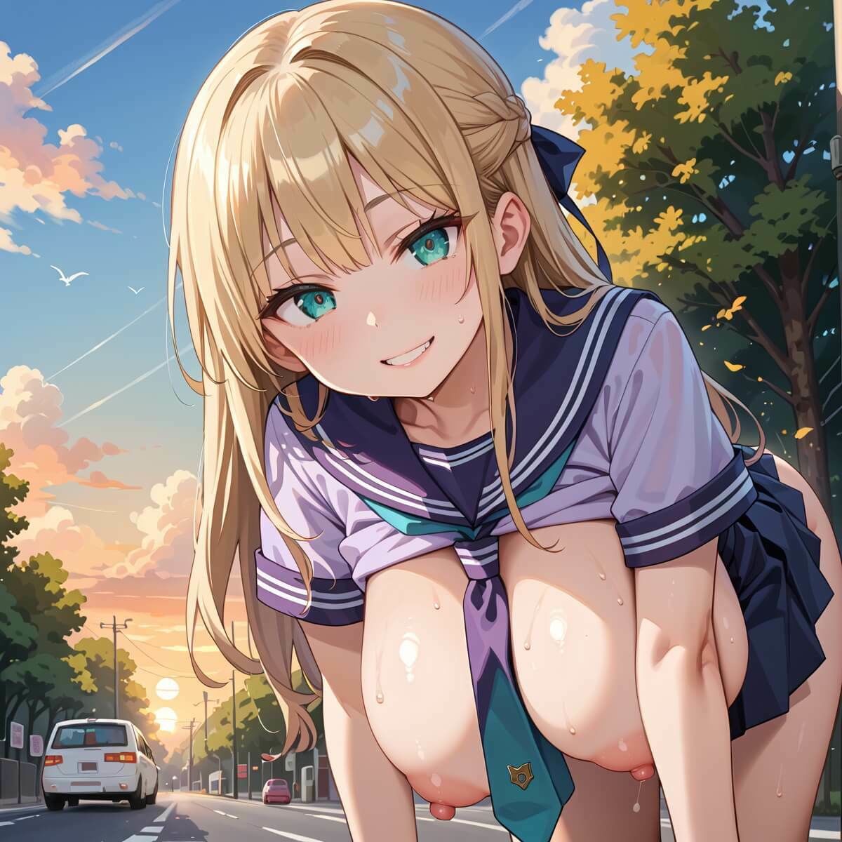 帰り道の君が、まぶしすぎて…！えろい230枚 - サンプル画像 4