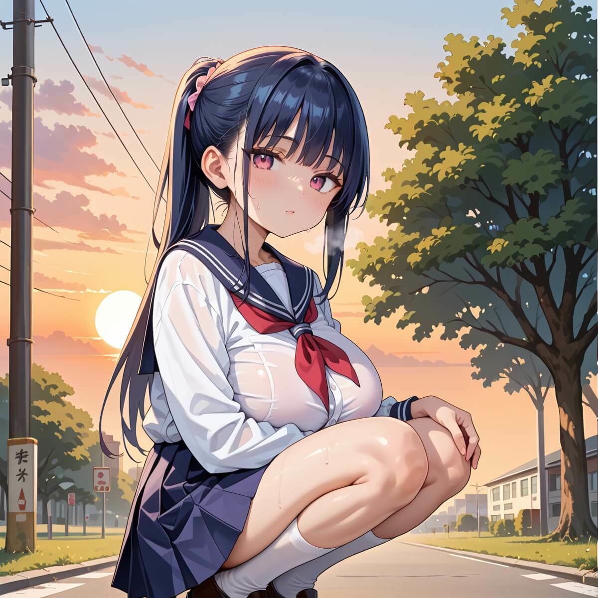 帰り道の君が、まぶしすぎて…！5えろい230枚 - サンプル画像 3