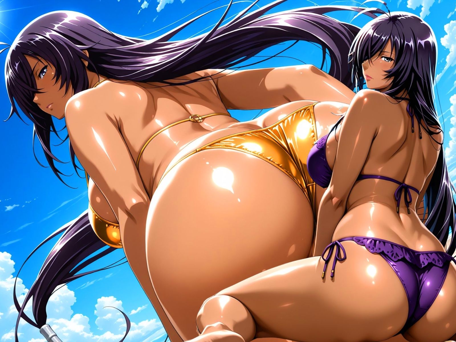 乱交ビーチ  関羽〇長編 - サンプル画像 2