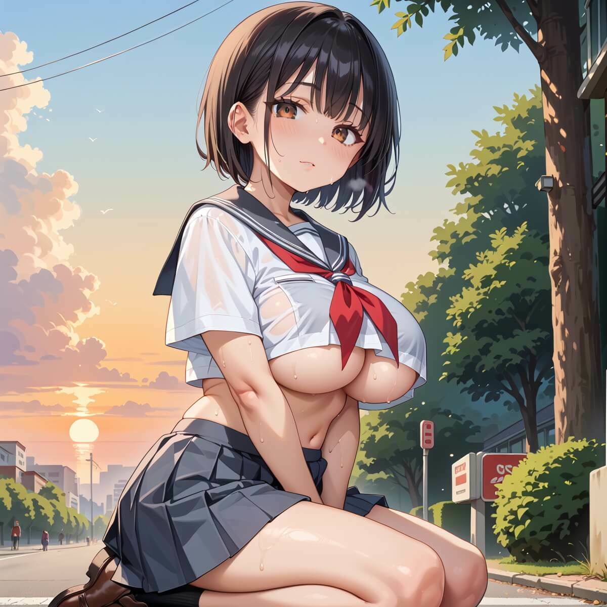 帰り道の君が、まぶしすぎて…！7えろい230枚 - サンプル画像 9