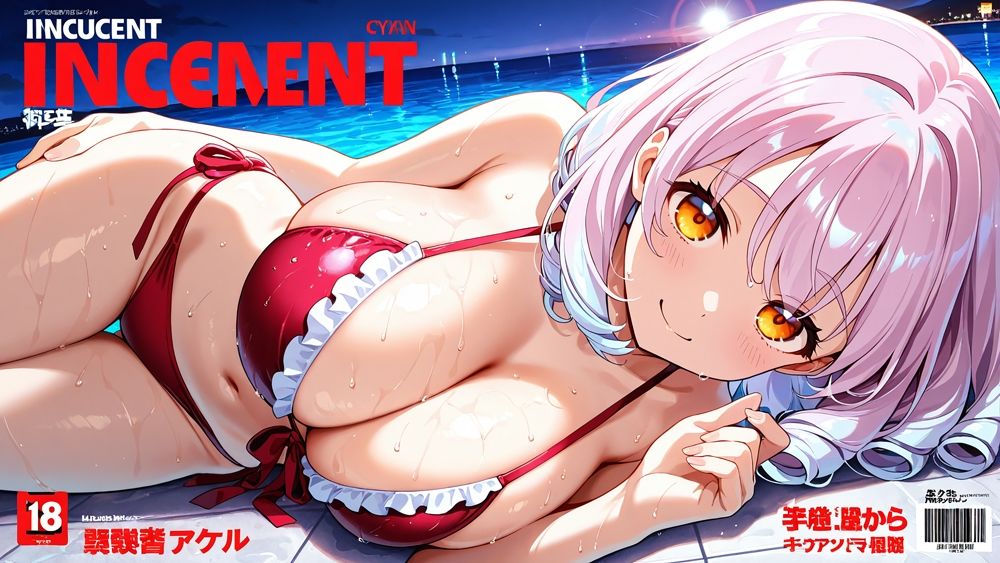 爆乳薄紫髪＆褐色グラドルが媚薬で種付け撮影会【450枚】【4K】 - サンプル画像 2