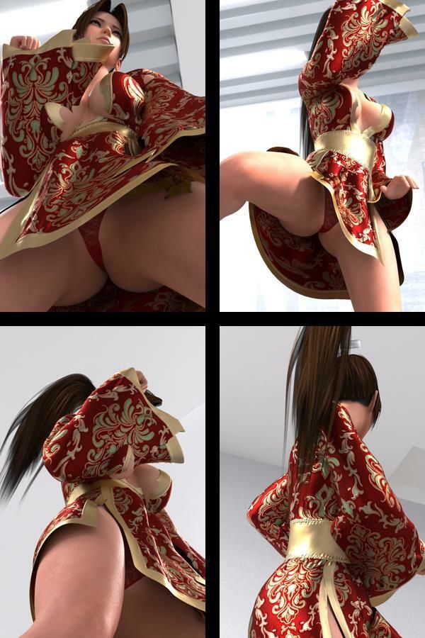 【TD100】元祖セクシー女性格闘家『不知火舞（しらぬいまい）』の写真集SexyNinja-54 - サンプル画像 2