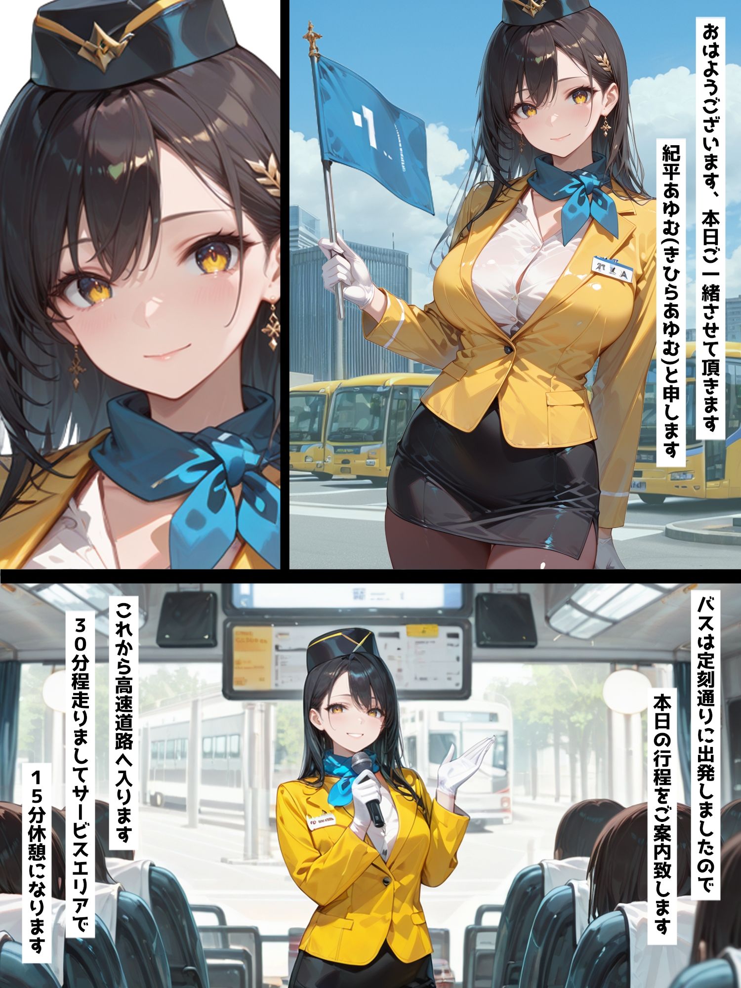 イキまくりバスガイド HoneyJunction15【セリフ入有】 - サンプル画像 1