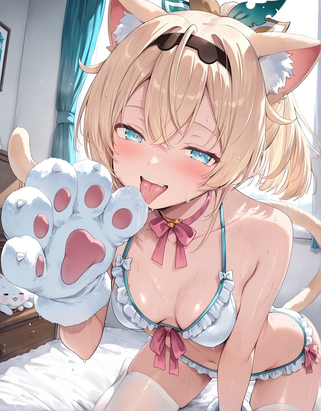 ホ●アニマルカフェへようこそ！ご奉仕モードは発情中 - サンプル画像 1